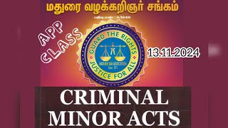 Essential Commodities Act amp POCSO Act MADURAI ADVOCATE BAR ASSOCIATION COACHING CLASS [upl. by Gardal]