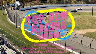 October 9 2022 Street Stock CFeature at Michigan Cup XXXIII Springport MidMichigan Speedway [upl. by Weir]