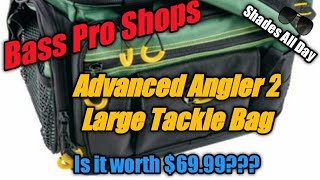 Bass Pro Advanced Anglers 2 Tackle Bag Review  Best budget tackle bag for boat or bank anglers [upl. by Thenna]