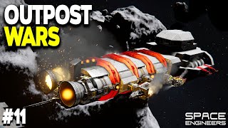 RESCUING The Transport  Space Engineers OUTPOST WARS  Ep 11 [upl. by Eanore814]