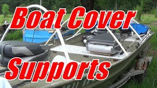 Jon Boat Cover Supports [upl. by Assirroc]