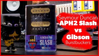 Seymour Duncan Alnico II Pro Slash vs Gibson Burstbucker [upl. by Ann-Marie]