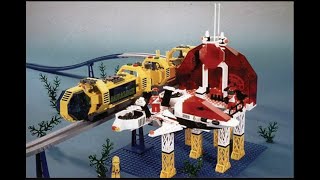 Lego SeaTron  the legendary conceptual model of monorail transport system  speed building [upl. by Aelsel424]