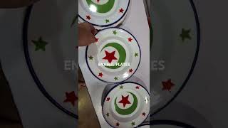 ENAMELWARE DINNER PLATE youtubeshorts MANUFACTURER northamerica middleeast 919831427861 [upl. by Itsirk]