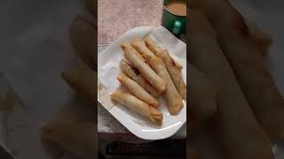 yummyfood desifoodchannel teatimerecipes springroll [upl. by Chassin]