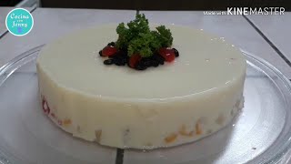 Postre Navideño con 3 ingredientes SIN HORNO Cocina con Jenny [upl. by Clint714]