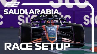 F1 24 Jeddah  F2 Car Setup  Onboard Hotlap Saudi Arabian Grand Prix [upl. by Warwick]