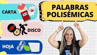 PALABRAS CON VARIOS SIGNIFICADOS  polisémicas  polisemia [upl. by Alyhc]