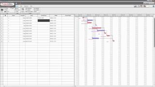 Project Tracking with Project Libre [upl. by Ellerey816]