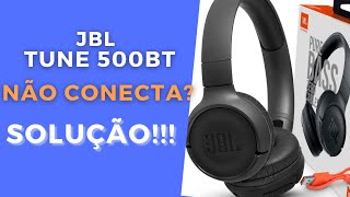 JBL Tune500BT não conecta no Computador SOLUÇÃO [upl. by Sanferd]