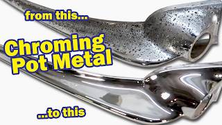 Chrome Pot Metal Step by Step RestorationCan it be done [upl. by Negroj]