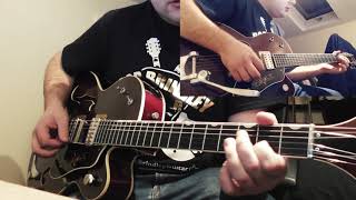 Eddie Cochran  Stray Cats  Summertime Blues Guitar Lesson Including Solo [upl. by Ttirrem]