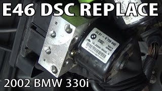 BMW E46 DSC Dynamic Stability Control Unit Replacement amp Coding DIY [upl. by Arakawa]