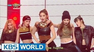 4minute  Crazy  포미닛  미쳐 Music Bank HOT Stage  20150313 [upl. by Wylie]