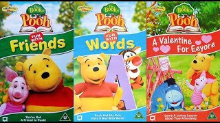 The Book of Pooh  Fun with Friends Fun with Words and A Valentine for Eeyore 200203 UK VHS [upl. by Sualocin]