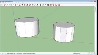 Tutorial Sketchup  04 10 Soften and smooth edges [upl. by Ahsoyem]