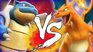 Pokken Tournament DX Blastoise vs Charizard Nintendo Switch [upl. by Yennep]