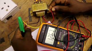 Determining Transformer Input amp Output Terminals [upl. by Atniuqal691]