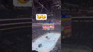 Dodger fans celebrate at La Kings game🥳 shortsviral baseball mlb dodgers worldseries [upl. by Cartie70]