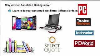 How to Write an Annotated Bibliography Part 1 [upl. by Layod]