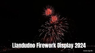 Llandudno Fireworks Display 2024 [upl. by Robinette633]