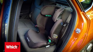 How to fit an isofix child booster seat in 60 seconds [upl. by Llenwad]