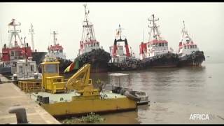 Cameroun MODERNISATION DU PORT DE DOUALABONABERI [upl. by Nylhtac]