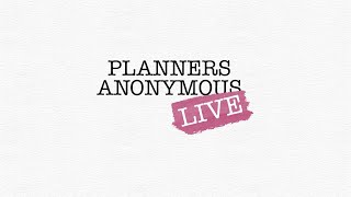 Planners Anonymous Live 2nd December 2019 [upl. by Atiekahs]