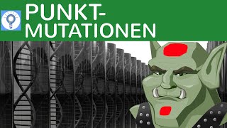 Punktmutationen Stumme Mutation Missense Mutation Fehlsinn Nonsense Mutation  2  Genetik [upl. by Rebmak]