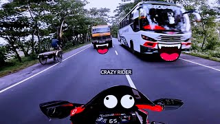 CrazyRiderbd ❤️ Crazy rider full video 😅😂 crazyrider [upl. by Arly974]