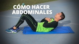 Cómo hacer abdominales de la manera correcta [upl. by Castara]