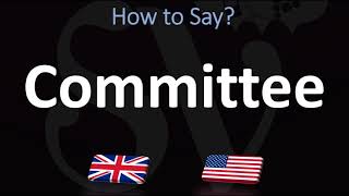 How to Pronounce Committee CORRECTLY [upl. by Ysnat774]