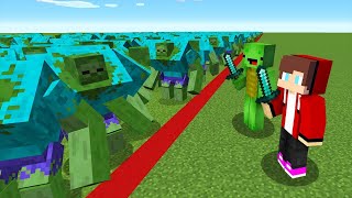 RAID 1000 MUTANT ZOMBIE APOCALYPSE  Minecraft [upl. by Yssep]