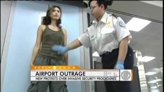 Airport Outrage Over Body Scanners [upl. by Bibi]