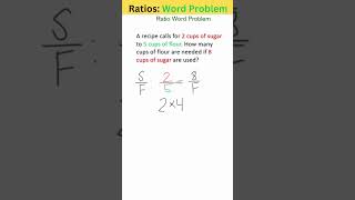 Ratios Word Problem  math ratio ratioandproportion [upl. by Rivi369]