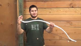 Making a 40 Pound Freehand Formed PVC Bow With Tape Finish  Full Build [upl. by Lang]