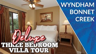 Club Wyndham Bonnet Creek 3 Bedroom Deluxe Villa Tour [upl. by Elum]