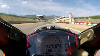 DUCATI 1199R ONBOARD CIRCUIT MUGELLO 206 lap [upl. by Branch]