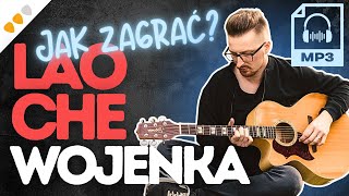 Jak zagrać na gitarze quotWOJENKAquot  LAO CHE  Zagrywka 68 podkład mp3 do pobrania [upl. by Ahseinad]