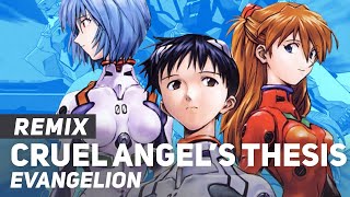 Evangelion  quotCruel Angels Thesisquot REMIX  English Ver  AmaLee [upl. by Arimak]