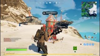 Signal Flare At The Weather Station Location  Fortnite [upl. by Nikral]