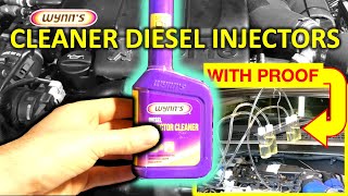 Wynns diesel injector cleaner TESTPROOF beforeafter fuel treatment and it works [upl. by Hollah]