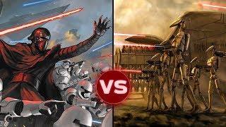 The First Order vs the Separatists CIS in All Out War  Star Wars Galactic Versus [upl. by Izaak434]