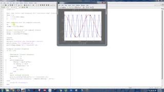 Sampling Signals 613  Sampling a Sinusoid Matlab [upl. by Regdor]