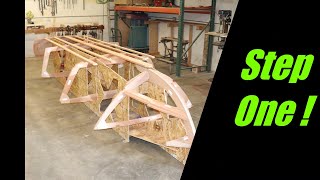 How to build a plywood kit boat  Step  1 quotThe Building Formquot [upl. by Zel]