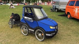 PodRide the enclosed pedal car by Mikael Kjellman [upl. by Neumark]