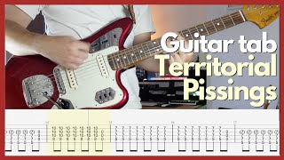 Nirvana  Territorial Pissings Guitar tabs [upl. by Yboj165]