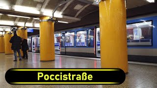 UBahn Station Poccistraße  Munich 🇩🇪  Walkthrough 🚶 [upl. by Tabbatha]