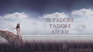 Eurielle  Je tAdore Lyrics [upl. by Esirehc]