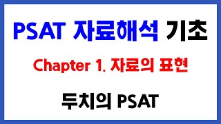 1강 PSAT 자료해석 기초강의자료의 표현 [upl. by Galen]